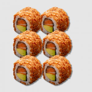 CRISPY SAUMON AVOCAT CHEESE